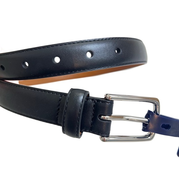 New‎ NWT Polo Ralph Lauren Leather Belt Kids Elegant Black Brown Classic 24 - Picture 1 of 8